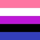 Gender Fluid flag 90 x 150 cm
